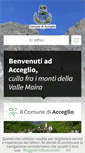 Mobile Screenshot of comune.acceglio.cn.it